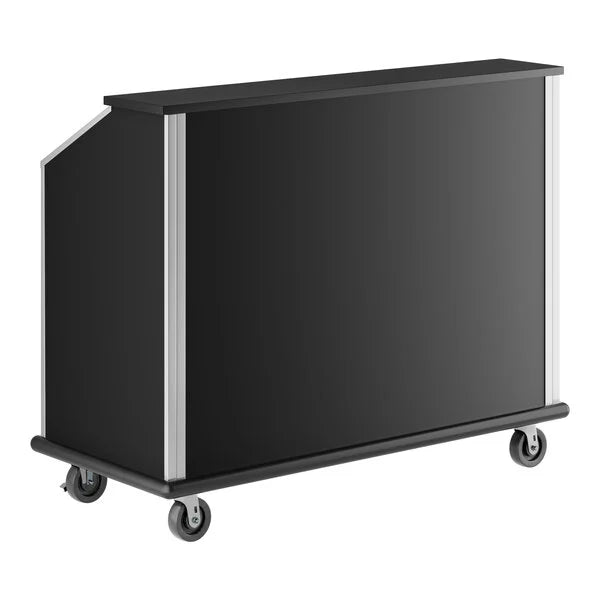 Winston Industries AMS-5B 61" Heavy-Duty Portable Bar with Stainless Steel Doors and Interior